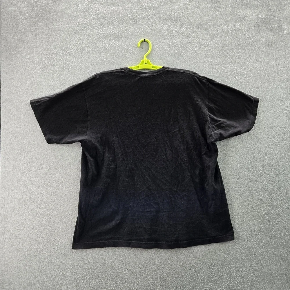 Wu-Tang Men Shirt XL Black Graphic Print Hip Hop Band‎ Tee Logo Short